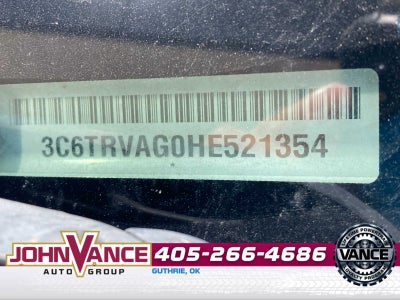 2017 RAM ProMaster Cargo Van 1500 Low Roof 136" WB