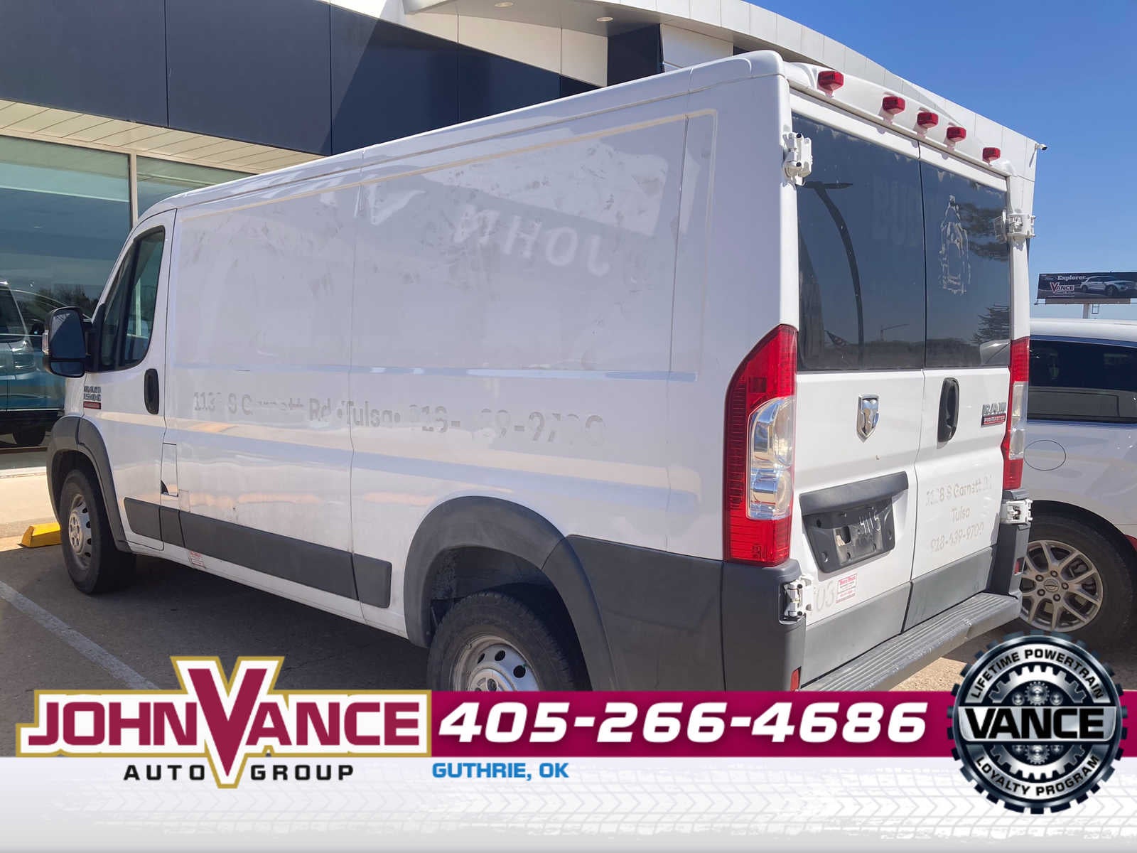 2017 RAM ProMaster Cargo Van 1500 Low Roof 136" WB