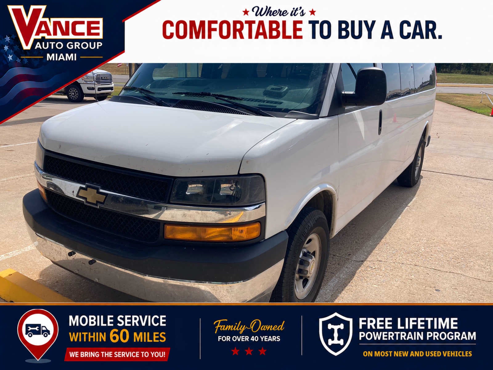 2025 Chevrolet Express Passenger 1LT