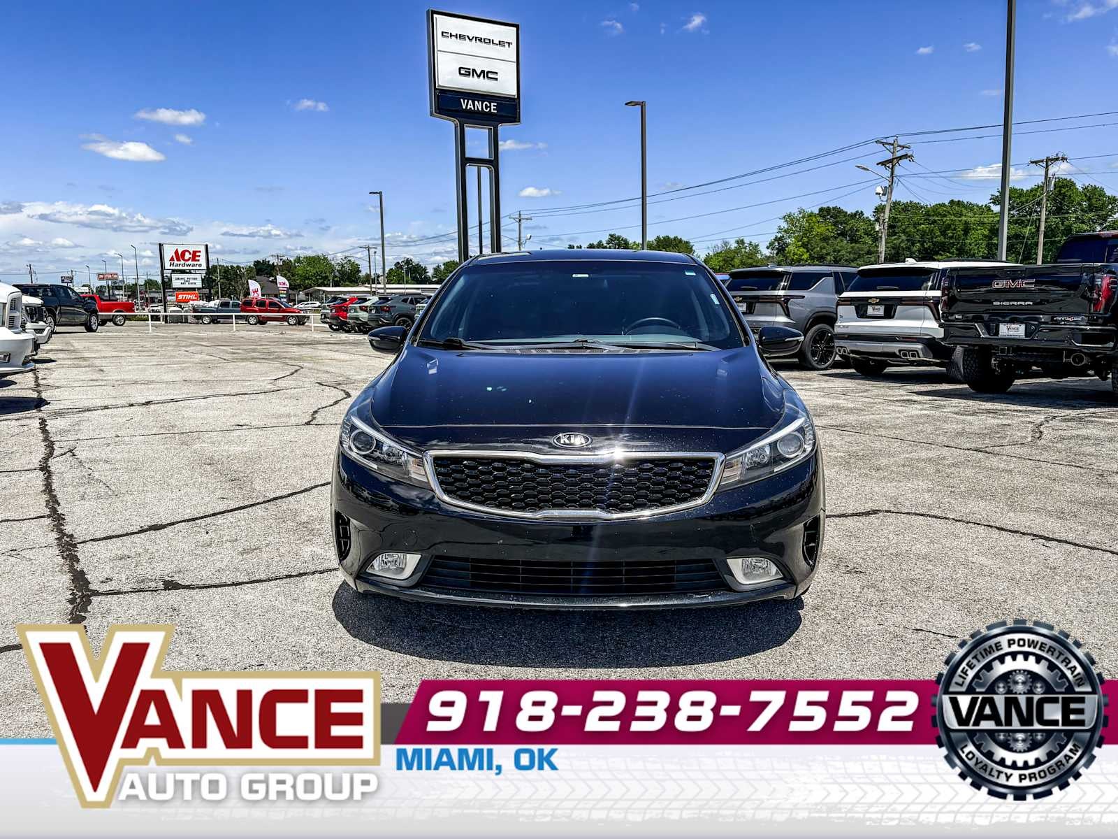 Used 2017 Kia Forte EX with VIN 3KPFL4A88HE103098 for sale in Miami, OK