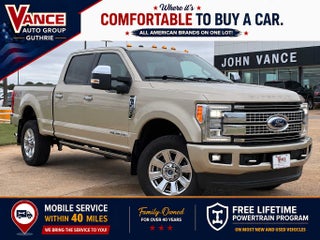 2017 Ford Super Duty F-350 SRW Pickup Platinum